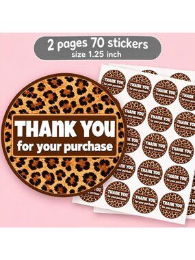 70 Thank you for your purchase! stickers